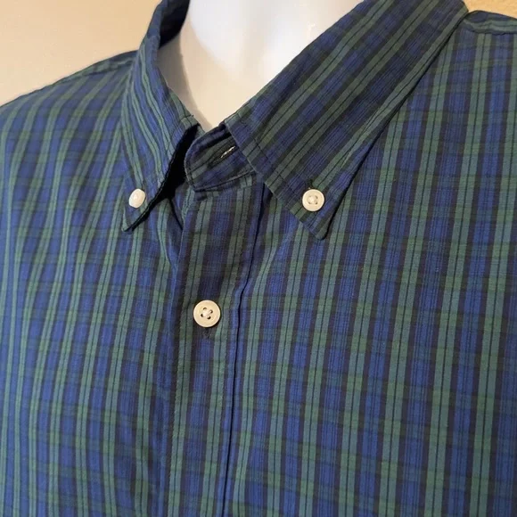 J. Crew Performance Shirt in Blue and Green - Picture 4 of 13